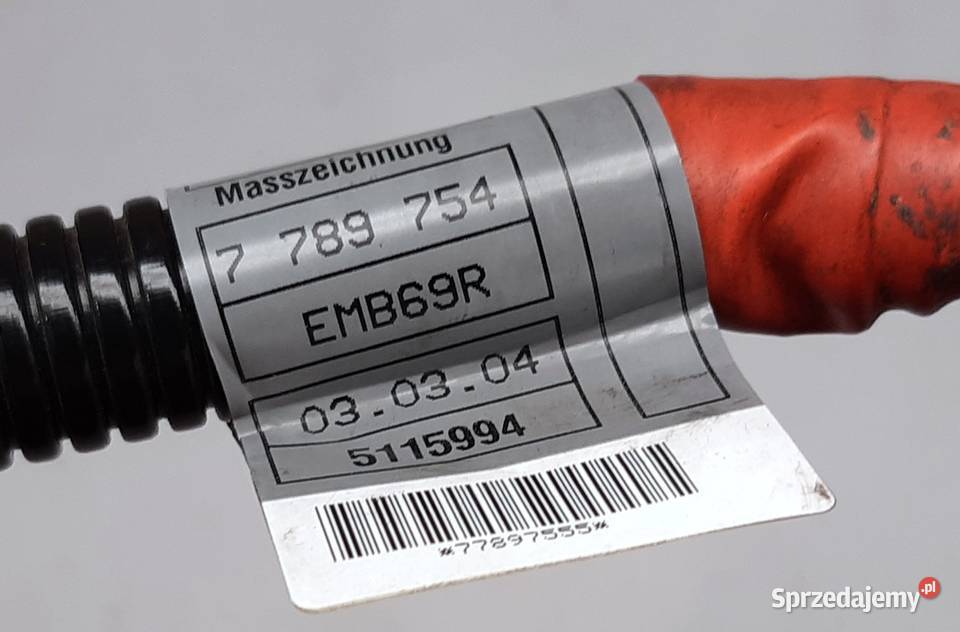 PRZEWÓD PLUSOWY ROZRUSZNIKA BMW E60 E61 7789754 Mielęcin