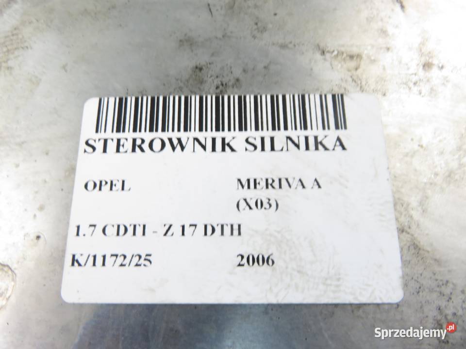 STEROWNIK OPEL MERIVA A 17 CDTI 8973509489 Układ elektryczny, zapłon sprzedam