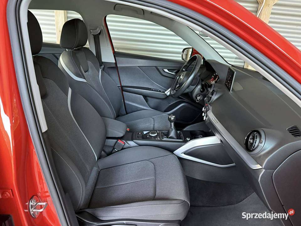 PIĘKNE AUDI Q2 14 TFSI 150 CZERWONA POMARAŃCZA manualna małopolskie Kraków