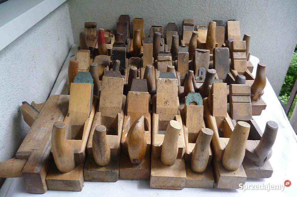 HEBLE DREWNIANE STARE KOMPLET 28 małopolskie Kraków