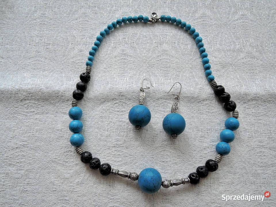 naszyjnik korale 4 kolczyki Wrocław