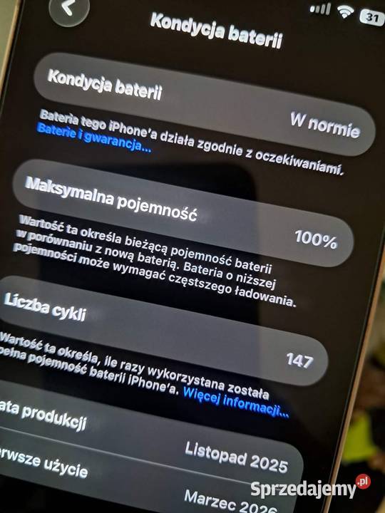 iPhone 17e 256gb Tyrszeliny sprzedam