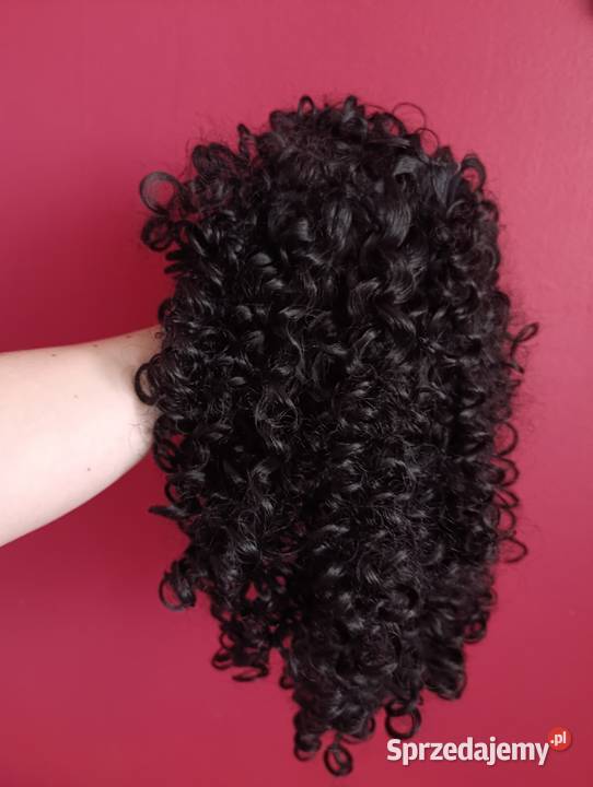 Czarna peruka afro loki lubelskie Zamość
