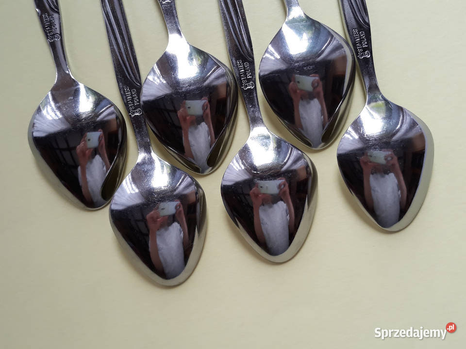 Łyżeczki do herbaty Polwid sztućce PRL śląskie Dąbrowa Górnicza