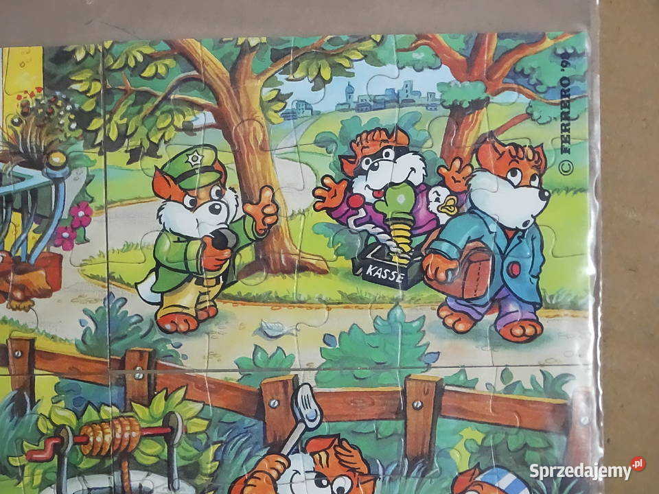 Stare puzzle Kinder Ferrero 1998 Fancy Fuxies sprzedam