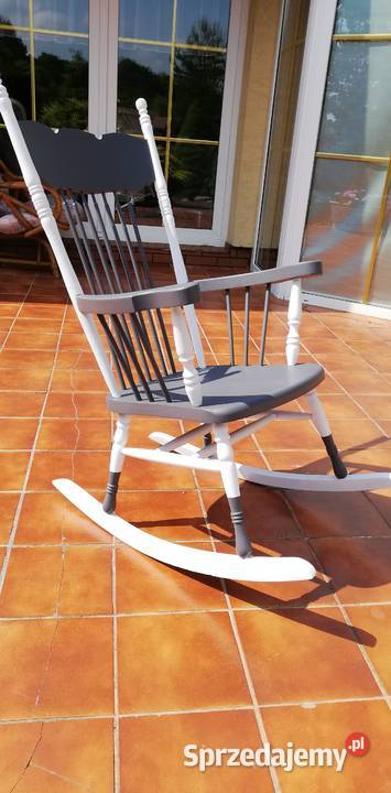 Fotel bujany na biegunach krzesło Garwolin
