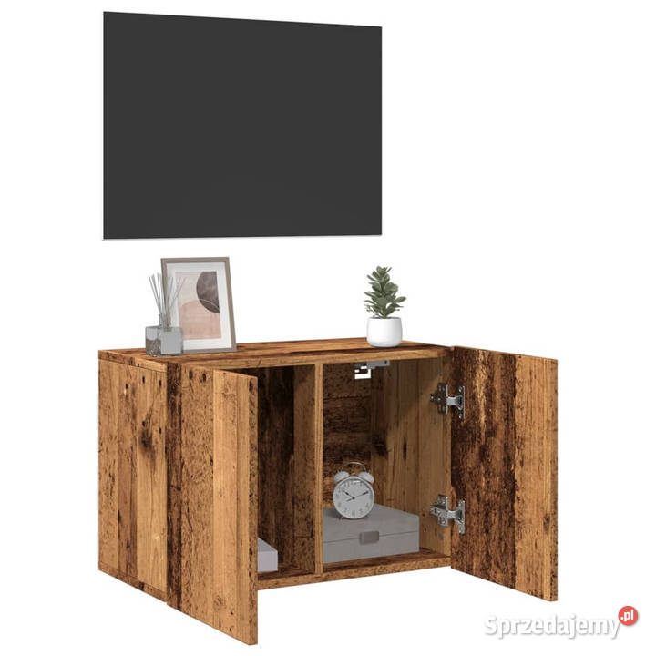 Ścienna szafka TV stare drewno 60x30x41 WM857662 Warszawa