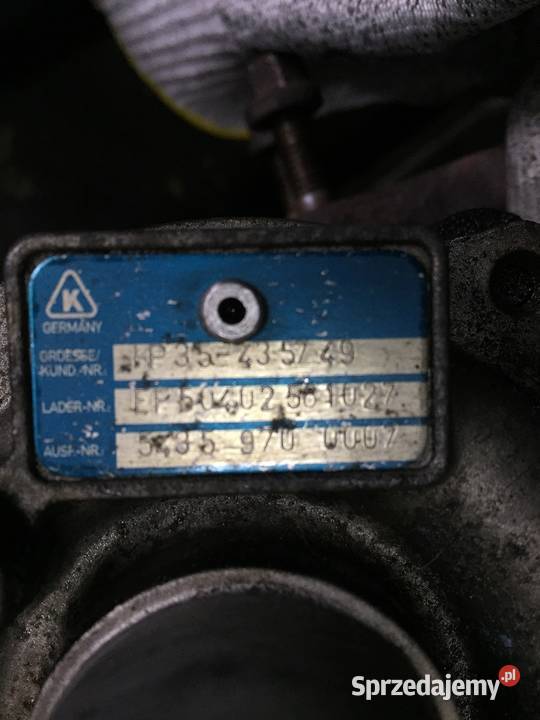 Turbosprężarka KP35435749 ford citroen 14hdi