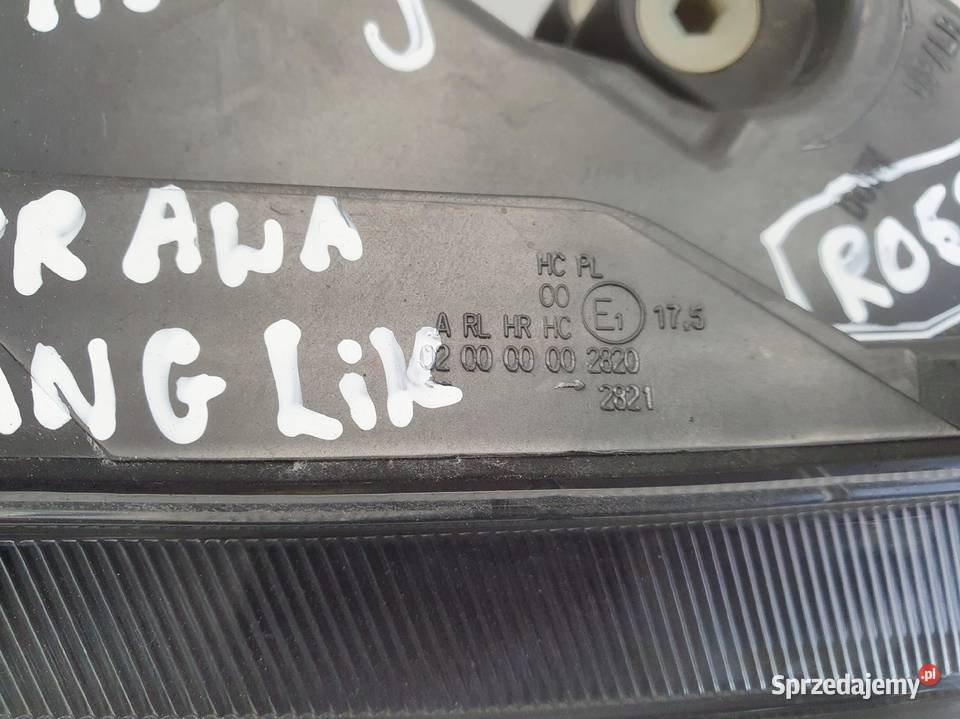 LAMPA PRAWA Opel Astra J IV PRZEDNIA prawy przód lubelskie Rudka sprzedam