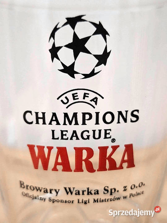 szklanka pokal Warka UEFA Champions League 03l Krosno