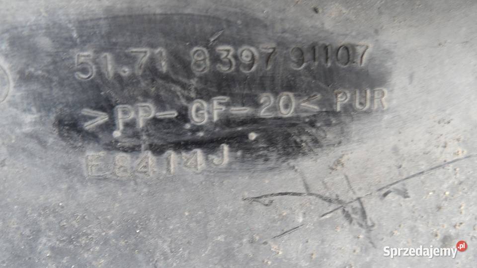 BMW Z3 19 B 99r osłona dolna pod silnik 8397911 osobowe