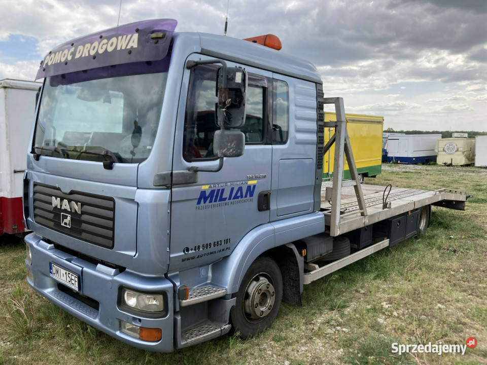 MAN TGL 8210 Pomoc drogowa Autolaweta x 2 MAN Rok produkcji 2005 Syców