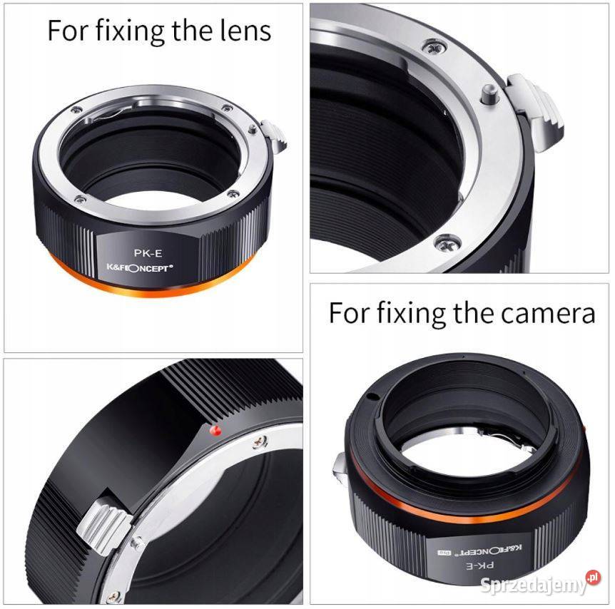 Adapter PENTAX PK na SONY EMount Concept PRO Pozostałe Warszawa