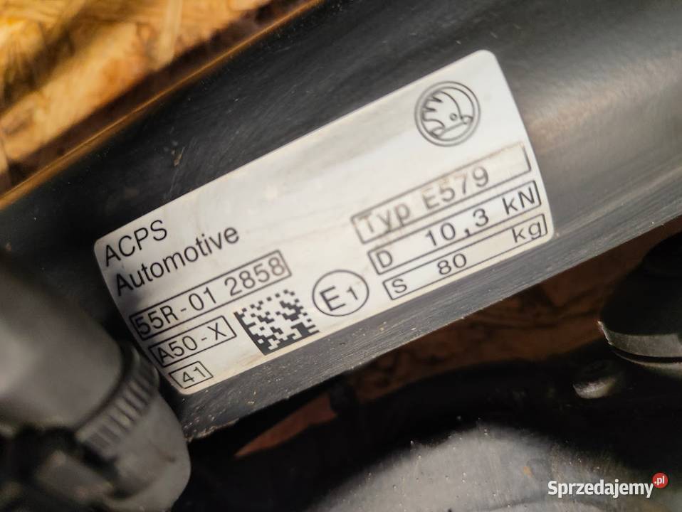 Hak Holowniczy Skoda Octavia IV 5E3803881A osobowe Pleszew