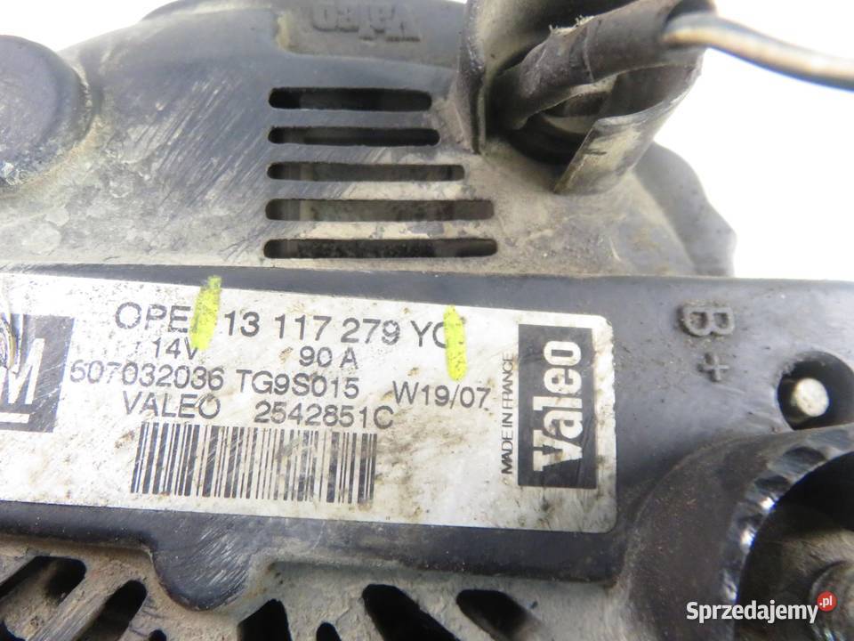ALTERNATOR OPEL COMBO C 13 CDTI 13117279YQ osobowe sprzedam