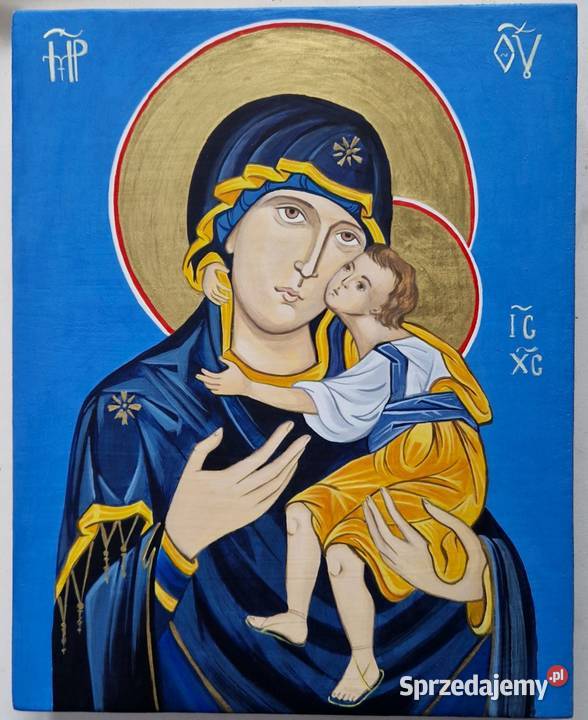 Obraz sakralny na zamówienie ikona na desce Limanowa
