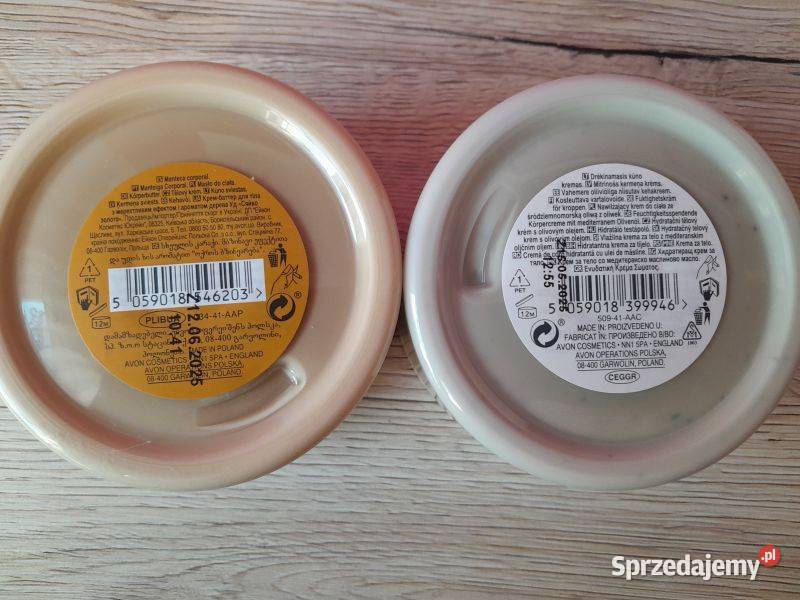 Zestaw 2 sztuk masło do ciała Avon Planet Spa Dla kobiet śląskie