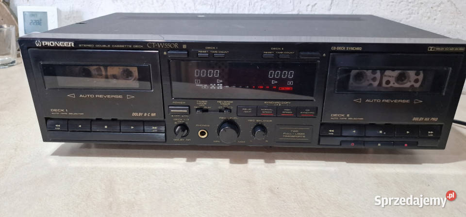 Magnetofon Pioneer CTW550R CT W550 R casette Magnetofony Międzychód