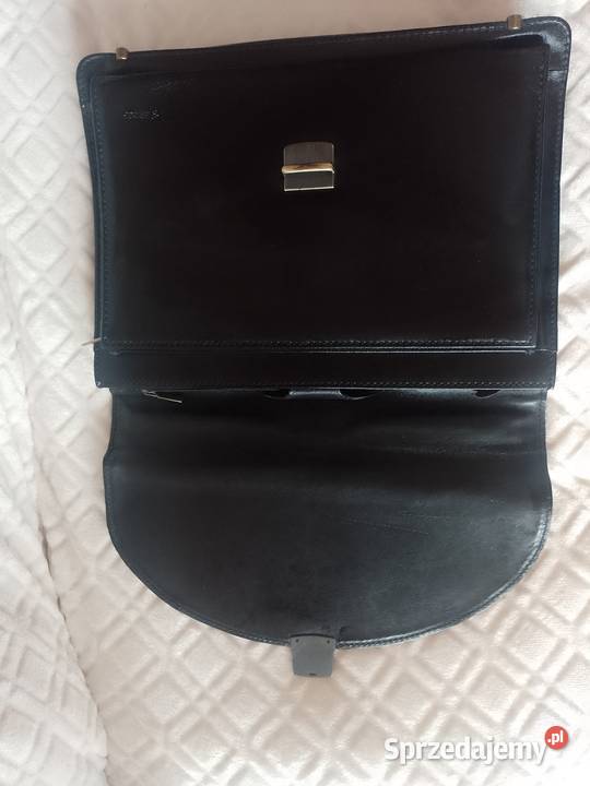 Real Leather Skórzana teczka aktówka torba do Kraków