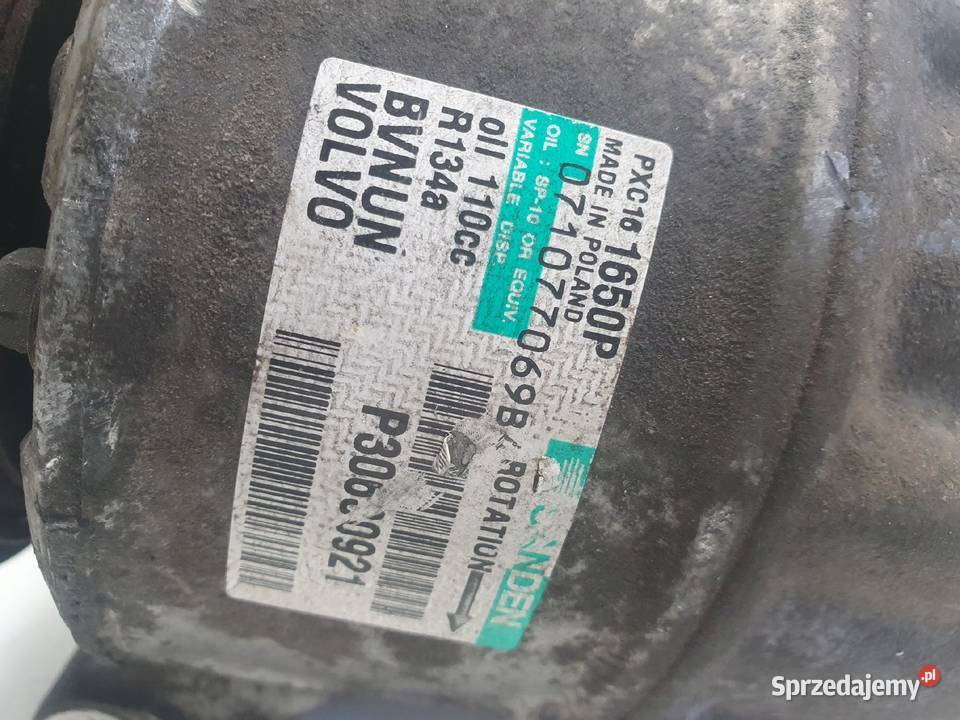 SPRĘŻARKA KLIMATYZACJI Volvo V70 III S80 II 24 osobowe Chełm