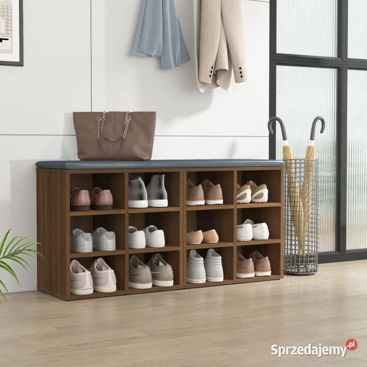 Szafki na buty 2 brązowy dąb 525x30x50 WM820513 mazowieckie Warszawa sprzedam