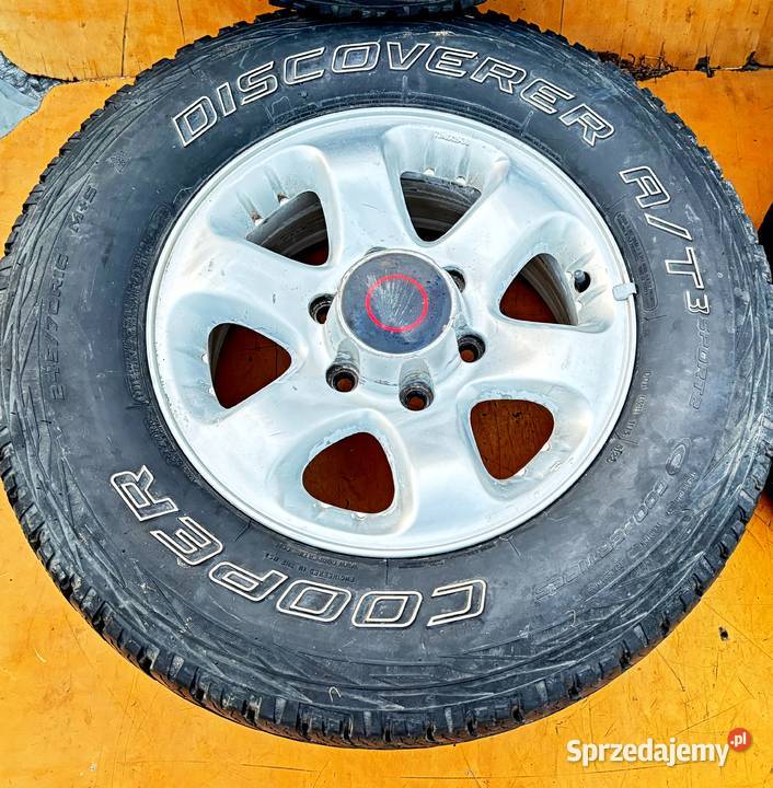 OPEL FRONTERA KOŁA FELGI 91157719 OPONY 2457016 mazowieckie Radom sprzedam