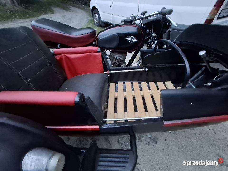 Wózek boczny do motocykla Brzeg Dolny