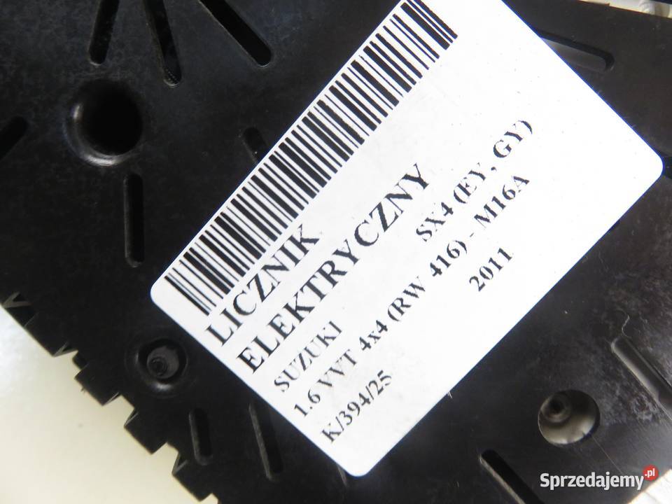 LICZNIK SUZUKI SX4 16 VVT 3411055L20 A2C53345687 osobowe