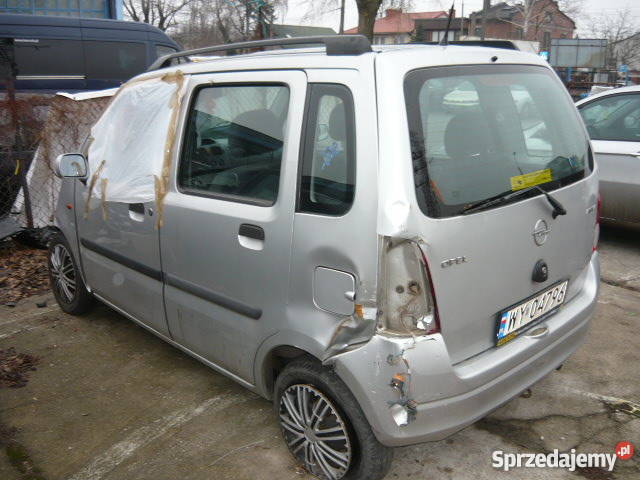 OPEL AGILA 2000rBENZYNA Uszkodzony Agila mazowieckie Wiązowna