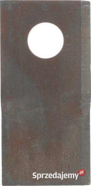Nożyk kosiarki rotacyjnej lewy 100x48x3 mm otwór Kamionna