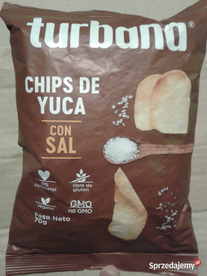 TURBANA Chipsy z manioku z Kolumbii 70g Wołczyn