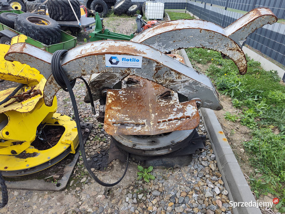 Klembank leśny z obrotnicą hydrauliczną podstawa Twardosławice