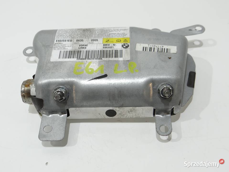 PODUSZKA AIRBAG DRZWI LEWY PRZÓD BMW E60 E61 osobowe Poduszki powietrzne Strzyżewice