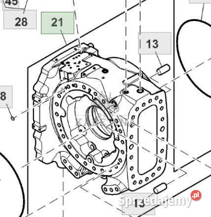 John Deere 9420RX 9470RX 9520RX 9620RX Obudowa Części i osprzęt rolniczy sprzedam