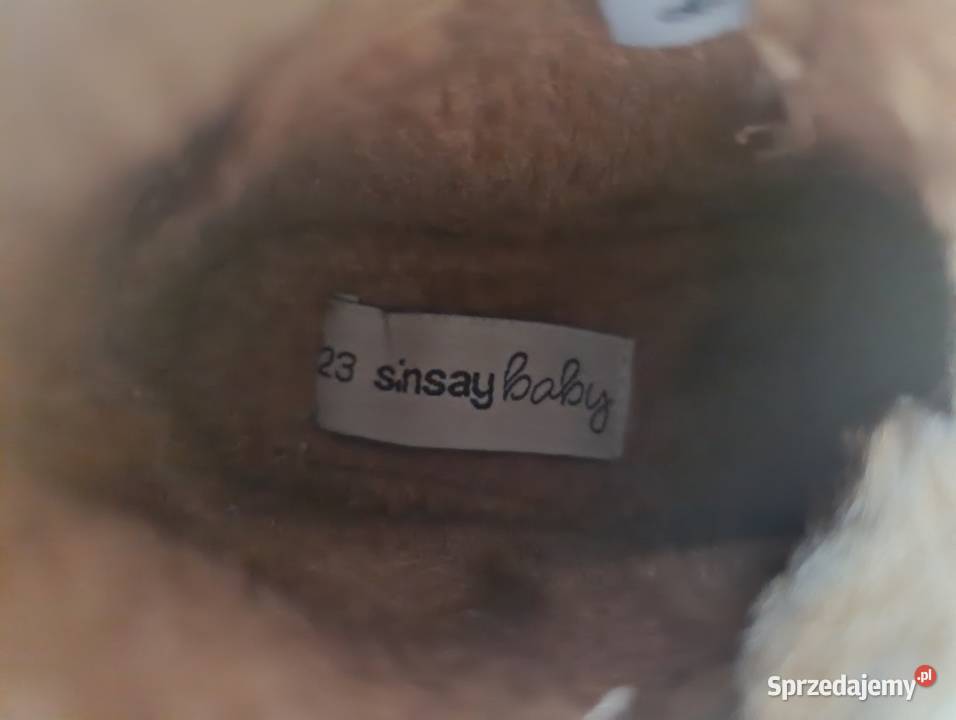 Buty zimowe chłopięce Sinsay 23 Kwidzyn