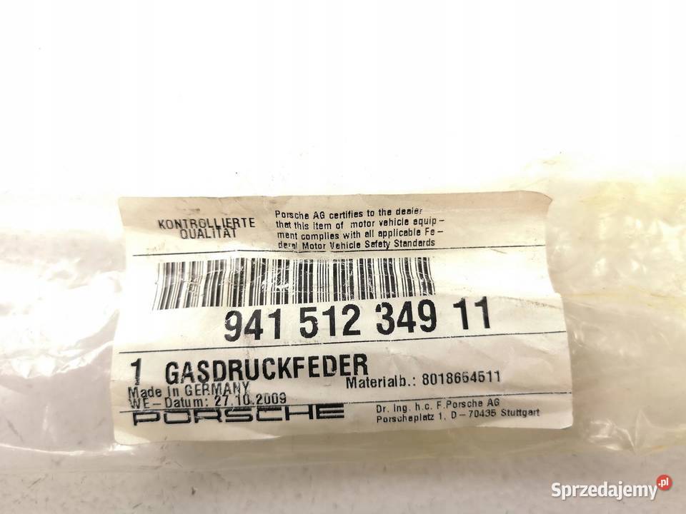 SIŁOWNIK KLAPY BAGAŻNIKA PORSCHE 968 19921995