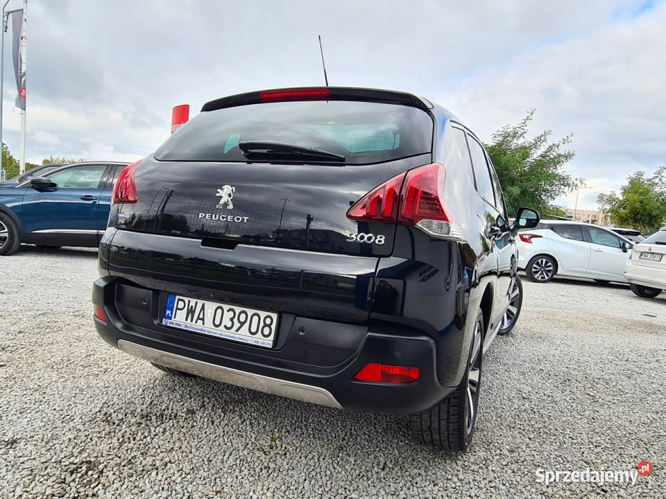 Peugeot 3008 Automat SzklanyDach Navi Kamera światła przeciwmgielne Wągrowiec