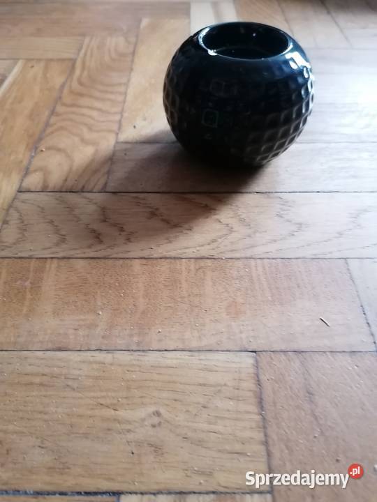 Świecznik czarny na małą świeczkę pomorskie Gdańsk