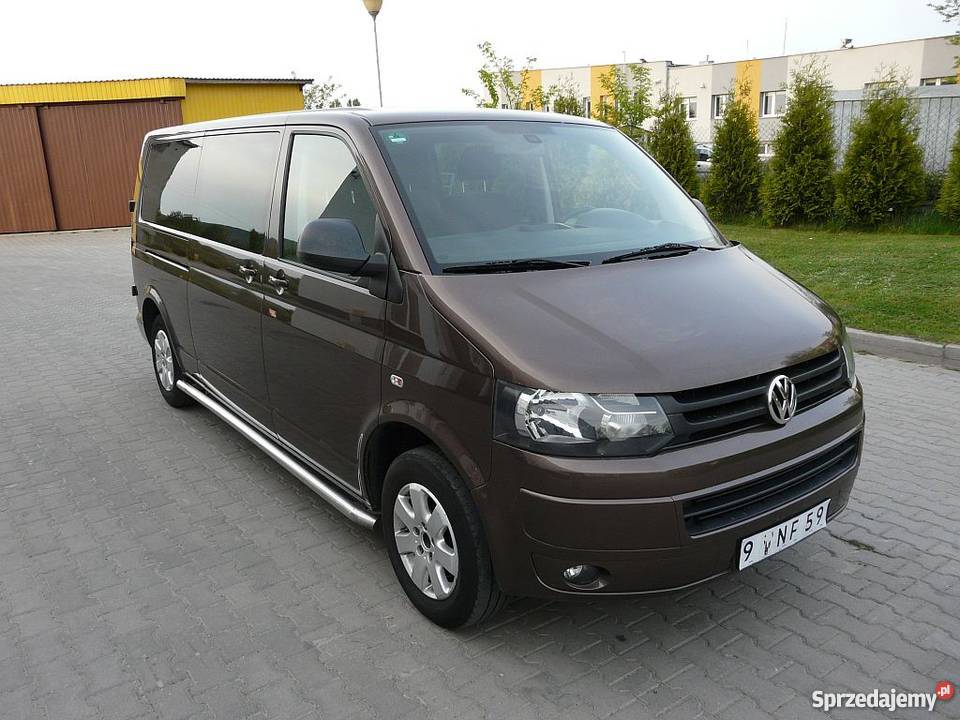 VW TRANSPORTER T5 20 TDI 140 Automat Długi Klima centralny zamek Kielce
