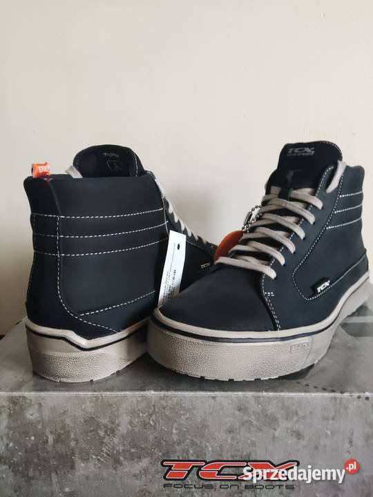 Buty trampki motocyklowe TCX Street 3 WP Black Warszawa