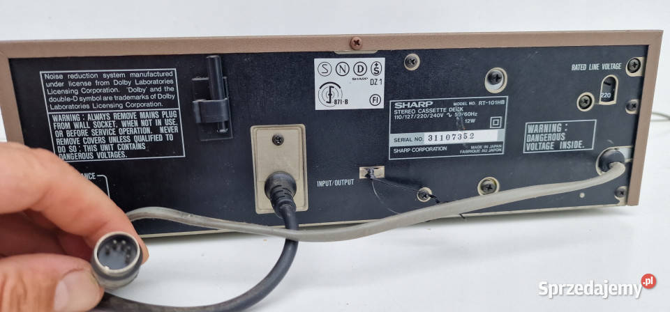 magnetofon Sharp RT101HB RT 101 HB casette deck