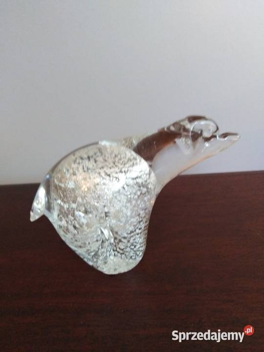 Szklana figurka niedźwiedź polarny