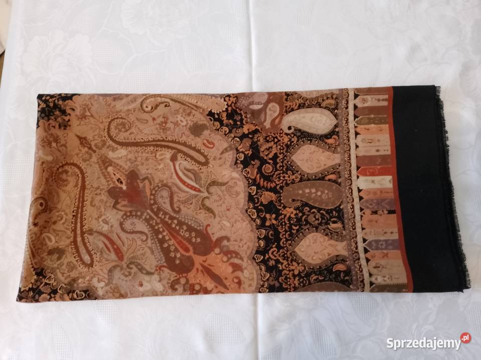 APASZKA chusta w stylu orientalnym wzory paisley Oborniki