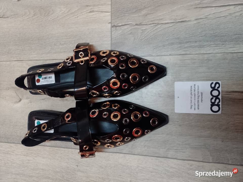 42 Asos DesignBogato zdobione baleriny z odkrytą Kraków