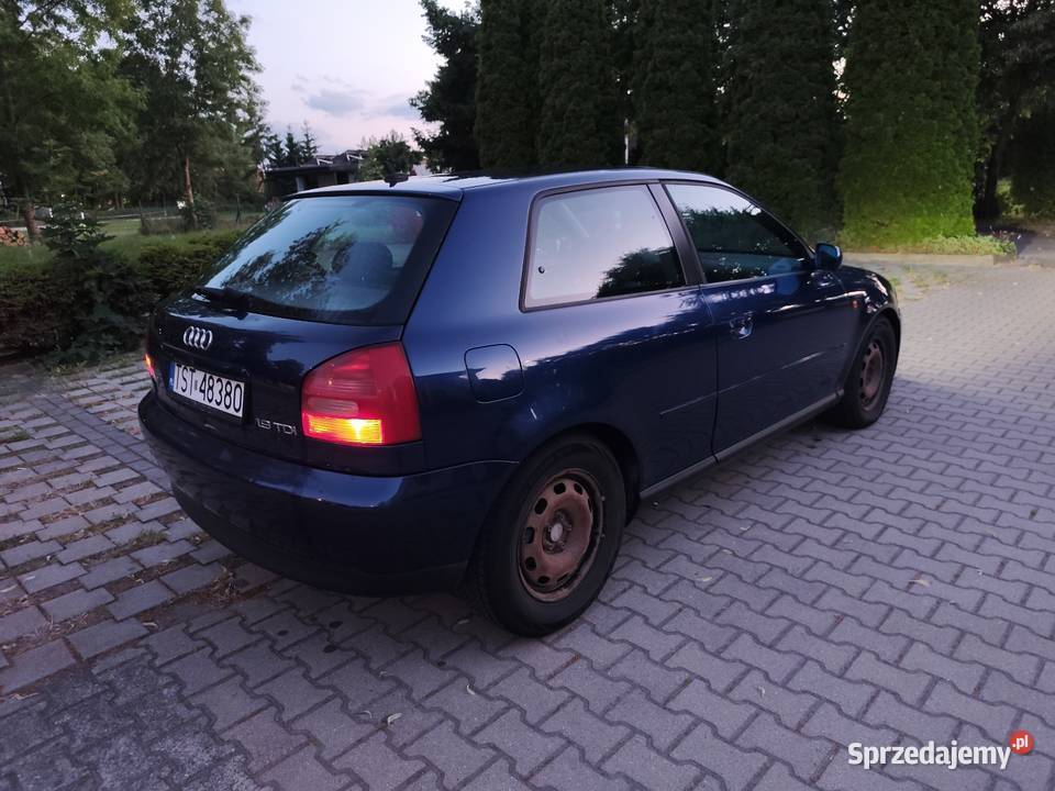 Audi A3 19TDI 90 2000r granatowy Wrocław