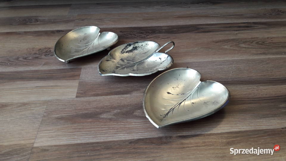 Patera paterka plater liść mała 3 sztuki Gdynia