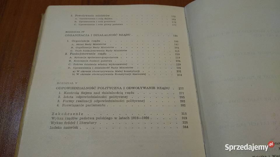 Rządy parlamentarne w Polsce w latach 19191926