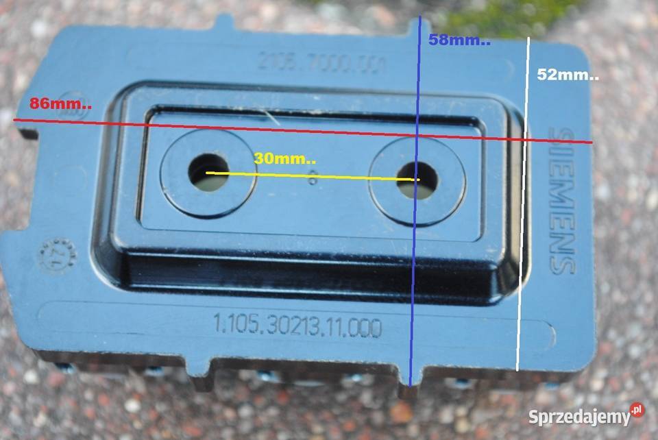 Tabliczka zaciskowa kostka silnika 6xM5 Zestaw Kargowa