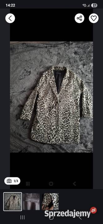 Płaszczyk Zara M Giżycko sprzedam