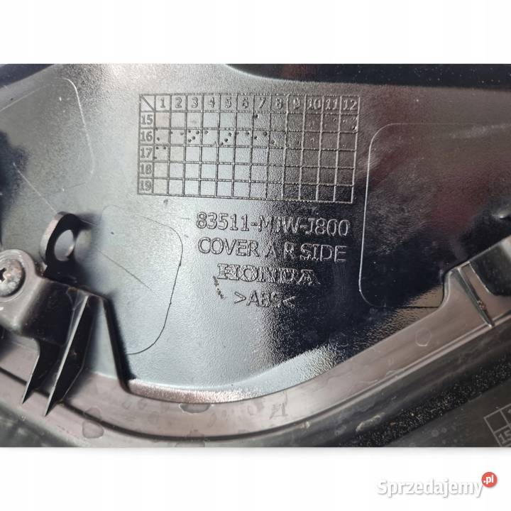 PRAWA OWIEWKA BOCZEK Honda CB 500 X CB500X PC59 lubelskie